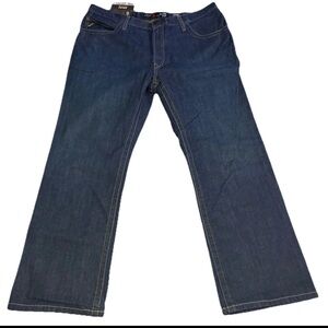 Ariat Men’s Work M4 Relaxed Boot Cut Blue Jeans 40”/30” Flame Resistant